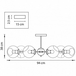 Люстра на штанге Lightstar Beta 785067 в Талице - talica.mebel24.online | фото 8