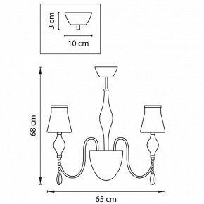 Люстра на штанге Lightstar Escica 806050 в Талице - talica.mebel24.online | фото 6