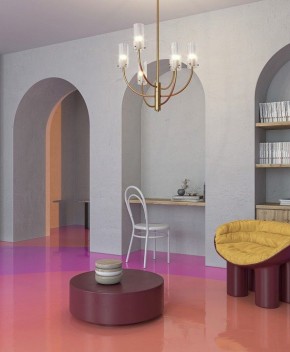 Люстра на штанге Maytoni Arco MOD223PL-08BS в Талице - talica.mebel24.online | фото 4
