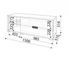 Мармарис (гостиная) М03 ТВ-тумба в Талице - talica.mebel24.online | фото 2