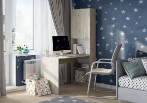 МАЙНД-01 Стол компьютерный (дуб крафт белый) в Талице - talica.mebel24.online | фото