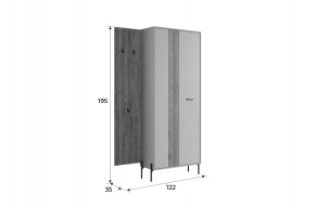 МЕБЕЛЬСОН К8 Прихожая в Талице - talica.mebel24.online | фото 2