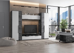 МОНИКА Гостиная (модульная) айрон рок в Талице - talica.mebel24.online | фото 1