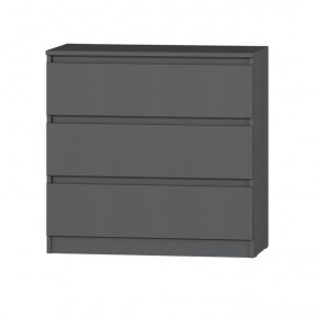 МС "Хилтон" Комод №2 800 (3 ящ.) графит в Талице - talica.mebel24.online | фото