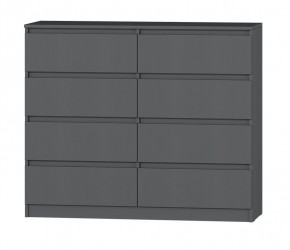 МС "Хилтон" Комод №3 1200 (8 ящ.) графит в Талице - talica.mebel24.online | фото 2