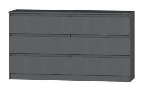 МС "Хилтон" Комод №5 1400 (6 ящ.) графит в Талице - talica.mebel24.online | фото 2