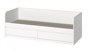 МС "Хилтон" Кровать 0,8 (Белый текстурный) в Талице - talica.mebel24.online | фото