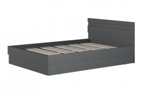МС "Хилтон" Кровать 1,4 (графит) 1400*2000 в Талице - talica.mebel24.online | фото