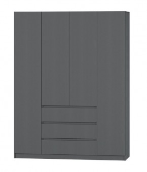 МС "Хилтон" Шкаф №1 1600 (Графит) в Талице - talica.mebel24.online | фото