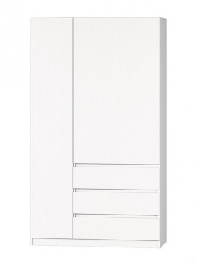МС "Хилтон" Шкаф №2 1200 (Белый текстурный) в Талице - talica.mebel24.online | фото 2