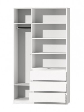 МС "Хилтон" Шкаф №2 1200 (Белый текстурный) в Талице - talica.mebel24.online | фото 3