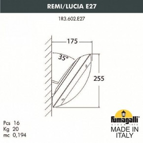 Накладной светильник Fumagalli Lucia 1R3.602.000.LYE27 в Талице - talica.mebel24.online | фото 2