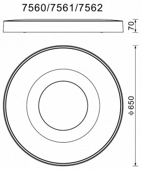 Накладной светильник Mantra Coin 7561 в Талице - talica.mebel24.online | фото 3