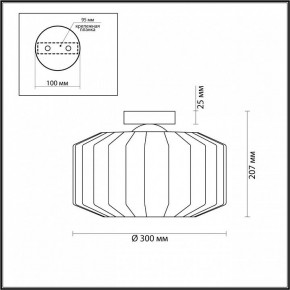 Накладной светильник Odeon Light Binga 4746/1C в Талице - talica.mebel24.online | фото 3