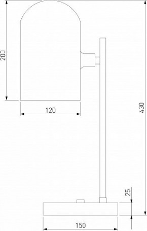 Настольная лампа декоративная Eurosvet Bambola 01164/1 латунь в Талице - talica.mebel24.online | фото 2