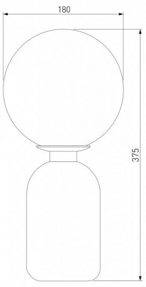 Настольная лампа декоративная Eurosvet Bubble 01197/1 белый в Талице - talica.mebel24.online | фото 2