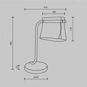 Настольная лампа декоративная Maytoni Cabaret MOD170TL-L8BS3K в Талице - talica.mebel24.online | фото 7