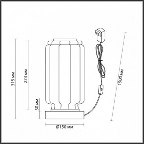 Настольная лампа декоративная Odeon Light Jam 5408/10TL в Талице - talica.mebel24.online | фото 4