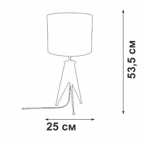 Настольная лампа декоративная Vitaluce V28340 V28340-1/1L в Талице - talica.mebel24.online | фото 2