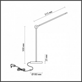 Настольная лампа офисная Odeon Light Foden 7101/12TL в Талице - talica.mebel24.online | фото 5