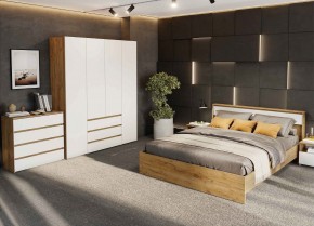 НЕКСТ 1 Спальня (Дуб Золотой/Белый) в Талице - talica.mebel24.online | фото