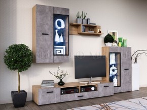 Нэнси New Полка навесная (ЛДСП) Сонома в Талице - talica.mebel24.online | фото 2