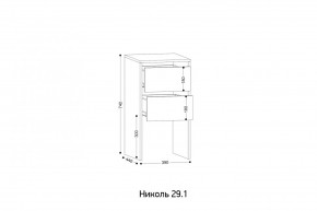 НИКОЛЬ 25 Шкаф 5-ти створчатый в Талице - talica.mebel24.online | фото 7