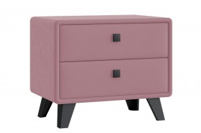 НИКОЛЬ Тумба широкая 2 ящика (розовый) в Талице - talica.mebel24.online | фото