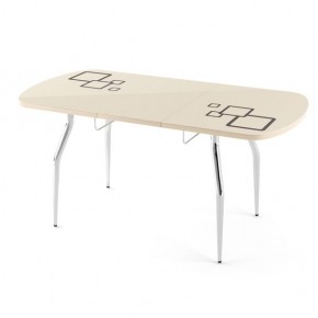 Обеденный раздвижной стол Бриз с фотопечатью Доска D110 в Талице - talica.mebel24.online | фото 1