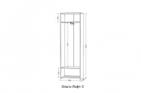 ОЛЬГА-ЛОФТ 3 Шкаф 2-х створчатый в Талице - talica.mebel24.online | фото 2
