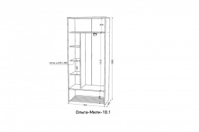 ОЛЬГА-МИЛК 10.1 Шкаф-купе без зеркала в Талице - talica.mebel24.online | фото 2