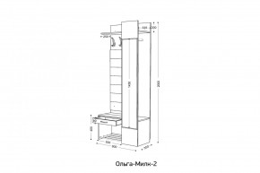 ОЛЬГА-МИЛК 2 Прихожая в Талице - talica.mebel24.online | фото 2