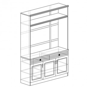 ОРЛЕАН Гостиная (модульная) серый в Талице - talica.mebel24.online | фото 5