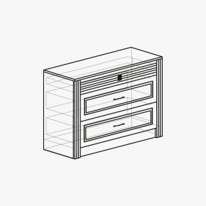 ОРЛЕАН Спальный гарнитур (модульный) ясень белый в Талице - talica.mebel24.online | фото 3