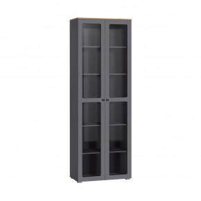 ОСТИН Шкаф-витрина 16.394.02 (графит) в Талице - talica.mebel24.online | фото