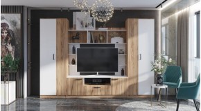 ПАЛЕРМО Гостиная (Дуб вотан/Белый) в Талице - talica.mebel24.online | фото 1