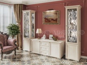 ПАРМА Гостиная Пенал стекло (Сандал светлый) в Талице - talica.mebel24.online | фото 3