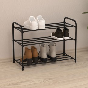 ПДОА23 Ч Подставка для обуви "Альфа 23" Черный в Талице - talica.mebel24.online | фото 1