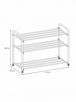 ПДОА23 М Подставка для обуви "Альфа 23" Медный антик в Талице - talica.mebel24.online | фото 2