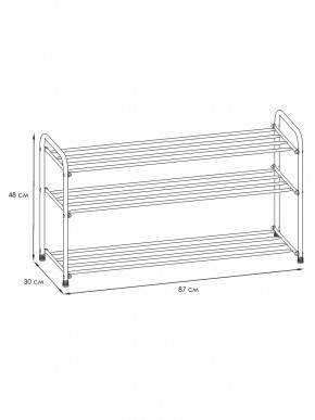 ПДОА33 М Подставка для обуви "Альфа 33" Медный антик в Талице - talica.mebel24.online | фото 3