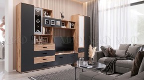 Пенал Белла (Сандал, Графит/Дуб крафт) в Талице - talica.mebel24.online | фото 5