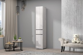Пенал Лиана (Крафт белый/Артвуд темный) в Талице - talica.mebel24.online | фото