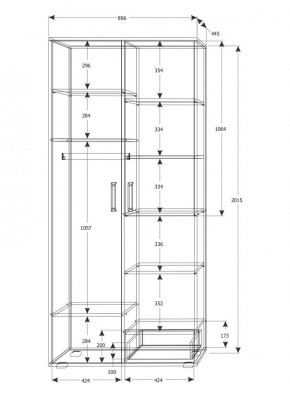 Подростковая Юпитер (модульная) в Талице - talica.mebel24.online | фото 25