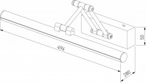 Подсветка для картины Elektrostandard Monza a064138 в Талице - talica.mebel24.online | фото 4