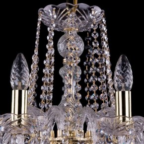 Подвесная люстра Bohemia Ivele Crystal 1402 1402/10/240/G/Leafs в Талице - talica.mebel24.online | фото 4