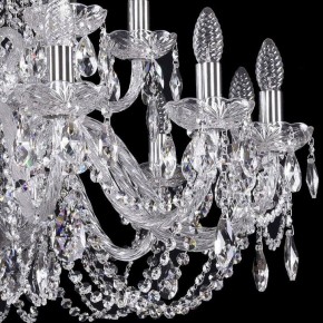 Подвесная люстра Bohemia Ivele Crystal 1402 1402/12+6/300/2d/Ni в Талице - talica.mebel24.online | фото 2