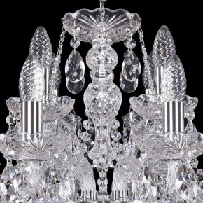 Подвесная люстра Bohemia Ivele Crystal 1411 1411/8+4/195/Ni в Талице - talica.mebel24.online | фото 4