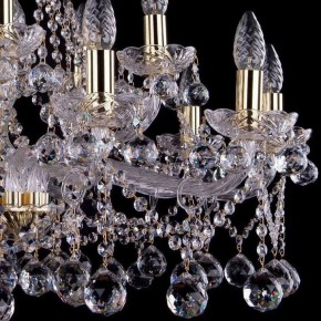 Подвесная люстра Bohemia Ivele Crystal 1413 1413/10+5/300/G/Balls в Талице - talica.mebel24.online | фото 3
