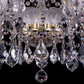 Подвесная люстра Bohemia Ivele Crystal 1413 1413/10+5/300/G/Leafs в Талице - talica.mebel24.online | фото 3