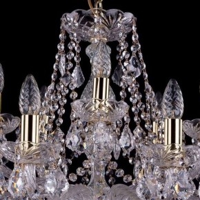 Подвесная люстра Bohemia Ivele Crystal 1413 1413/10+5/300/G/Leafs в Талице - talica.mebel24.online | фото 4
